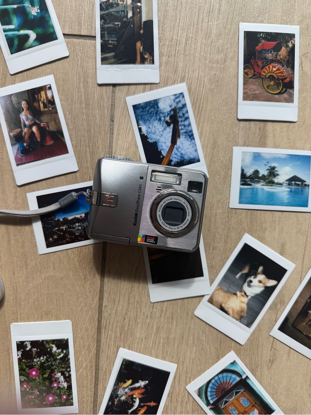 Kodak easyshare C340 Silver Digital Point-and-Shoot Camera with Wrist Strap